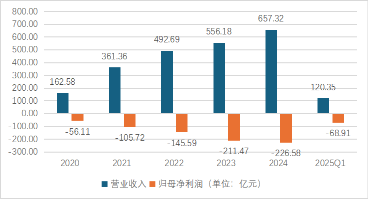 数据来源：蔚来集团年报